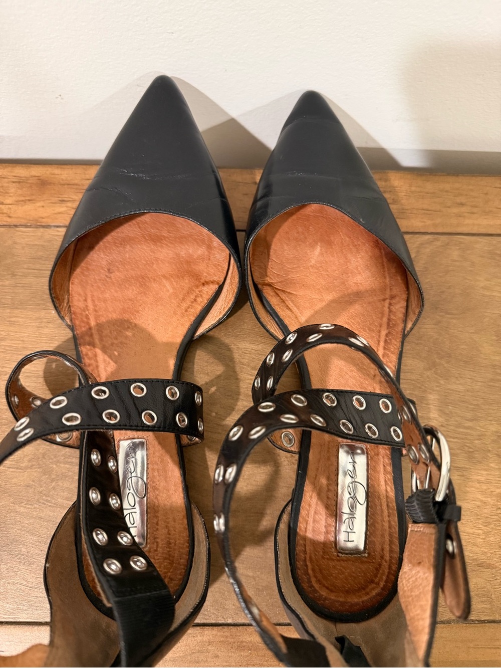 Halogen Leather Molly Pointy Toe Flats Size 7.5